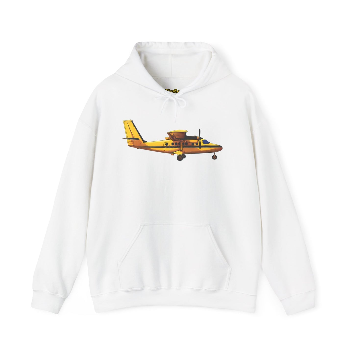 Yellow Twin Otter Heavy Hoodie