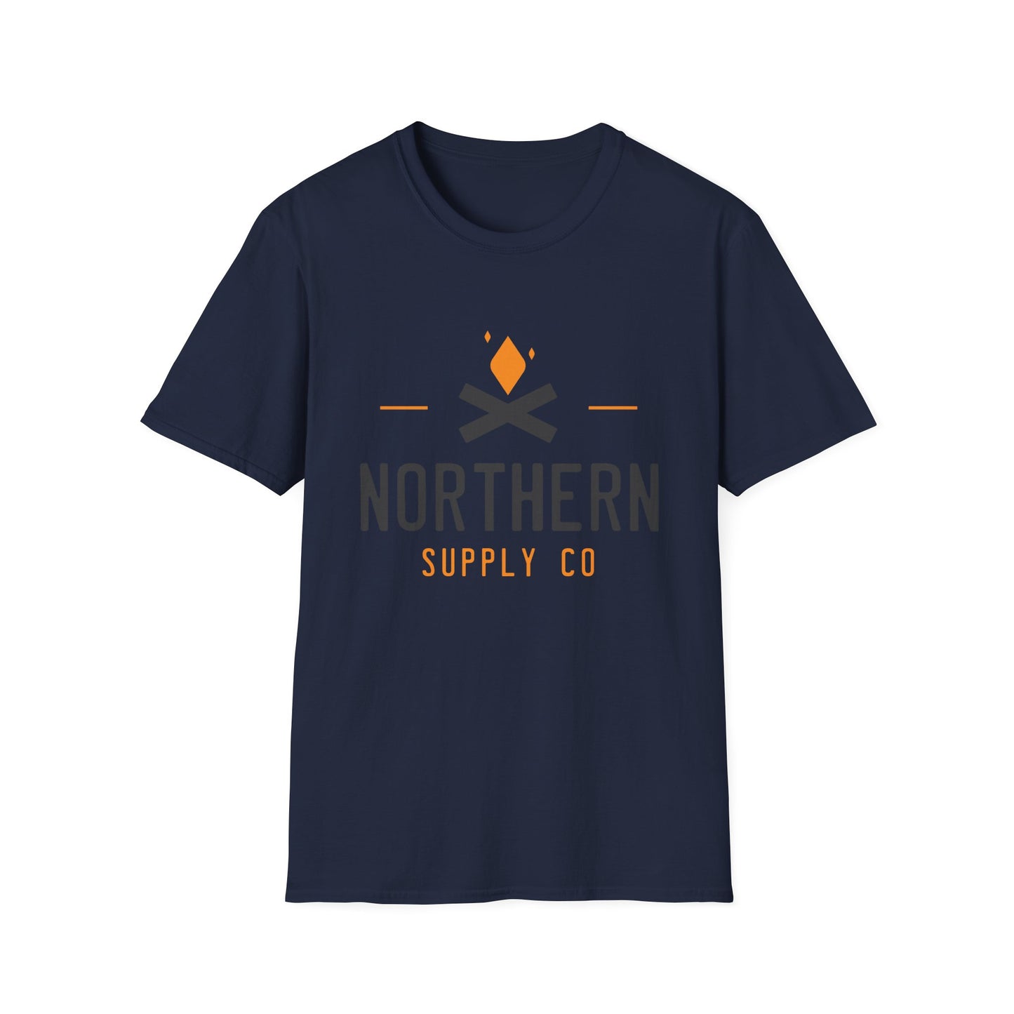 Campfire unisex soft style T-shirt in navy – Printed in Canada – Northern Supply Co.