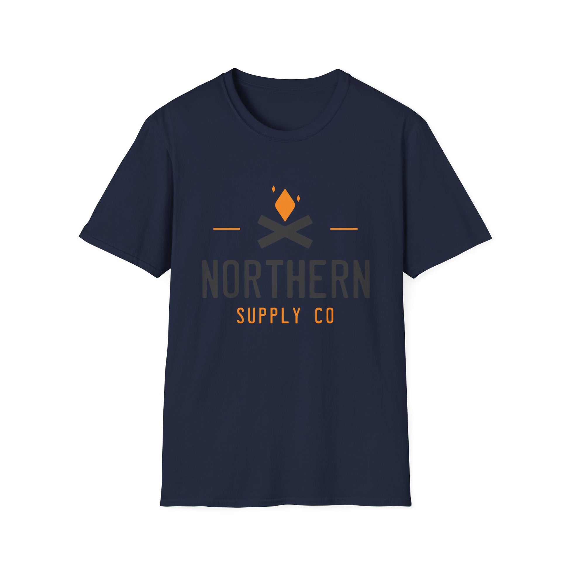 Campfire unisex soft style T-shirt in navy – Printed in Canada – Northern Supply Co.