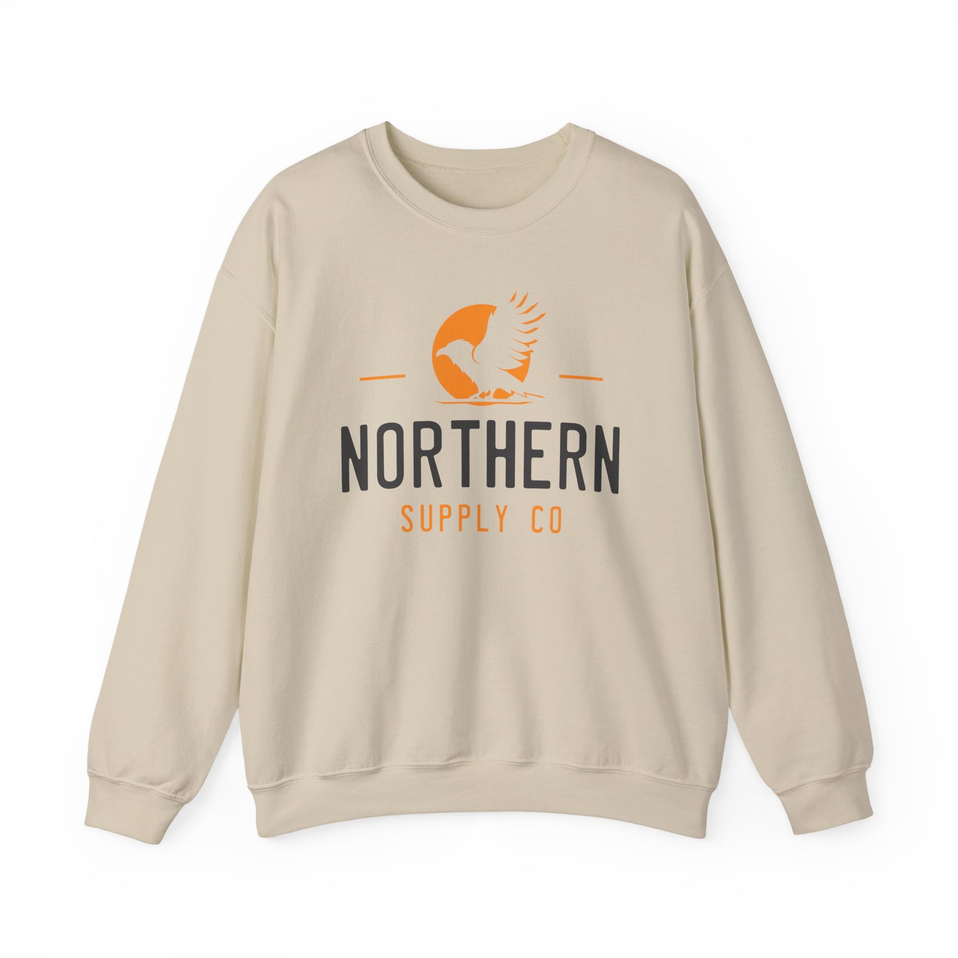Raven Wings crewneck sweatshirt in sand – Northern Supply Co.